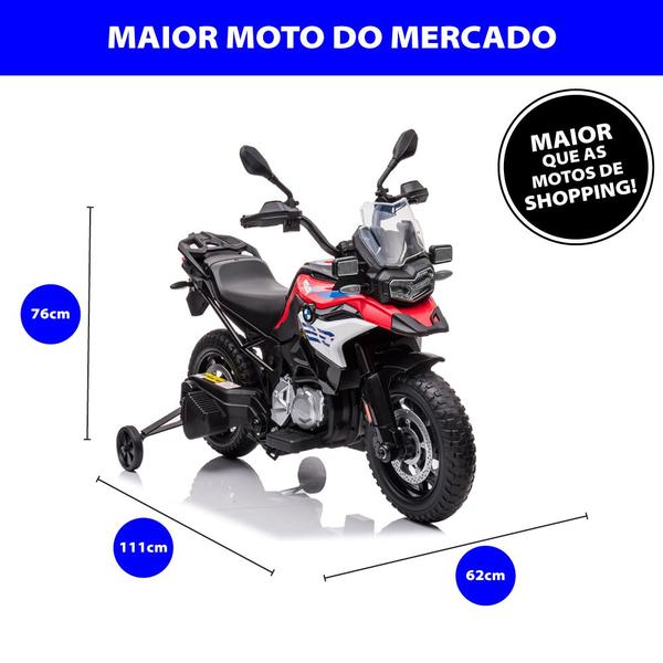 Imagem de Moto Elétrica Infantil Bmw F850 Gs 12v Vermelho Zippy Toys