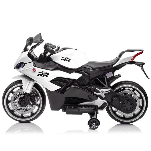 Imagem de Moto Elétrica Infantil BMW S 1000 RR Branca 12V Shiny Toys