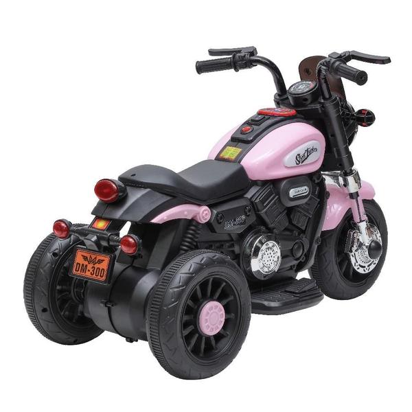 Moto Elétrica Infantil Mini Harley 6V Rosa - Zippy Toys Imagem de Moto Elétrica Infantil Mini Harley 6V Rosa - Zippy Toys