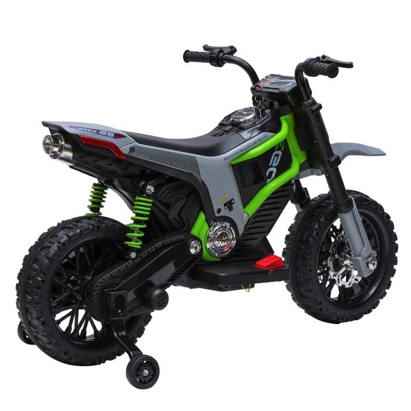 Imagem de Moto Elétrica Infantil Mini ZS 12v Rodinha Verde Zippy Toys