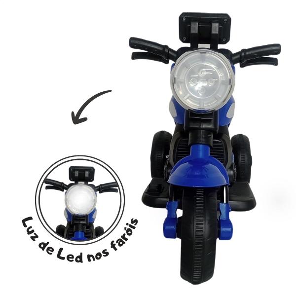 Imagem de Moto Elétrica Infantil Primeira Moto 6v Luz de Led e Música