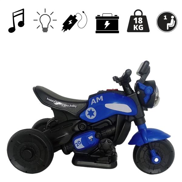 Imagem de Moto Elétrica Infantil Primeira Moto 6v Luz de Led e Música