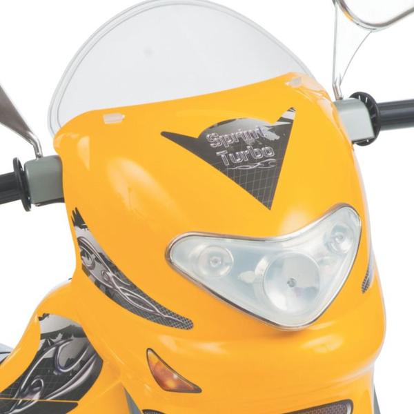 Imagem de Moto Elétrica Infantil Sprint Turbo Amarelo 12V - 190 Biemme