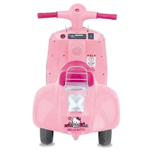 Imagem de Moto Elétrica Lambreta Motocicleta Retrô Hello Kitty Com Som e Luz