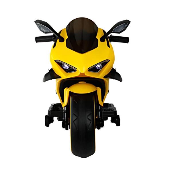 Imagem de Moto Elétrico Infantil Super Power 12V Bluetooth - Amarela