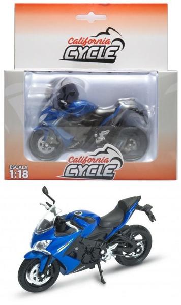 Imagem de Moto em Miniatura - California Cycle - 1/18 - Welly