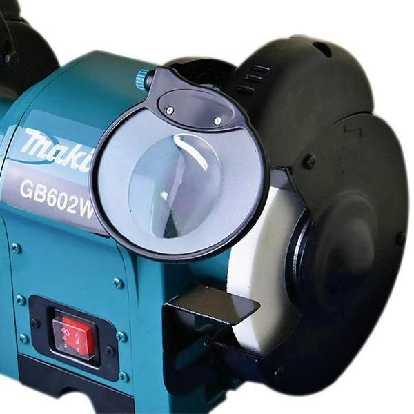 Imagem de Moto Esmeril 250W 3450 RPM 60Hz com Rebolo Suporte Lamina Afiação Protetor GB602W 110V Makita