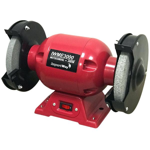 Moto Esmeril de Bancada 6 Pol Lixadeira 300W Profissional 110V Importway Iwme30001 127V Imagem de Moto Esmeril de Bancada 6 Pol Lixadeira 300W Profissional 110V Importway Iwme30001 127V