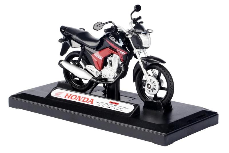 Imagem de Moto honda - cg titan 150 - 2014 - preta - 1/18