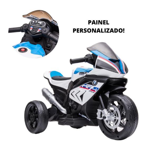 Imagem de Moto Infantil Elétrica Menino Menina Bateria Motorizado Luz