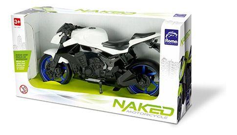 Imagem de Moto Infantil Naked Motorcycle - 26cm - Pneu Borracha - Roma