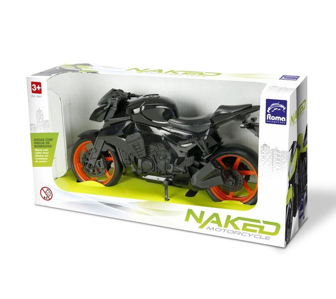 Imagem de Moto Infantil Naked Motorcycle - 26cm - Pneu Borracha - Roma