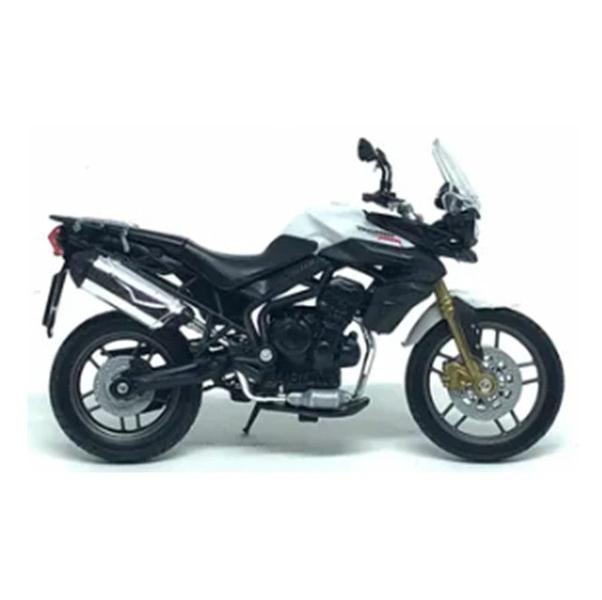 Imagem de Moto Miniatura Triumph Tiger 800 Esportiva Bonita Colecionar