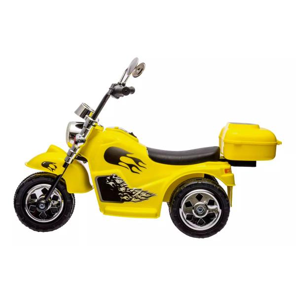 Moto Motinho Elétrica Infantil Tipo Harley Bateria 6 V Amarela Cor Amarelo Zippy Toys Imagem de Moto Motinho Elétrica Infantil Tipo Harley Bateria 6 V Amarela Cor Amarelo Zippy Toys
