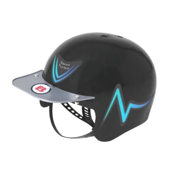 Imagem de Moto Motocicleta Elétrica Infantil Sprint Preto com Azul 12v