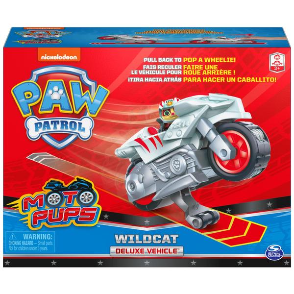 月光爪哇　Pups Moto Paw Patrol Moto Pups Wildcat - Veículo de Brinquedo com