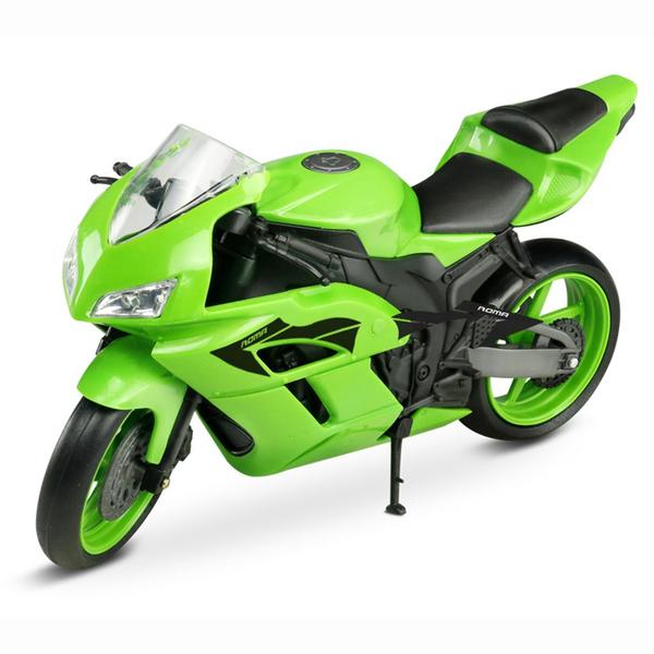 Moto Racing Motorcycle 22cm Pneus Borracha - Roma Brinquedos Imagem de Moto Racing Motorcycle 22cm Pneus Borracha - Roma Brinquedos