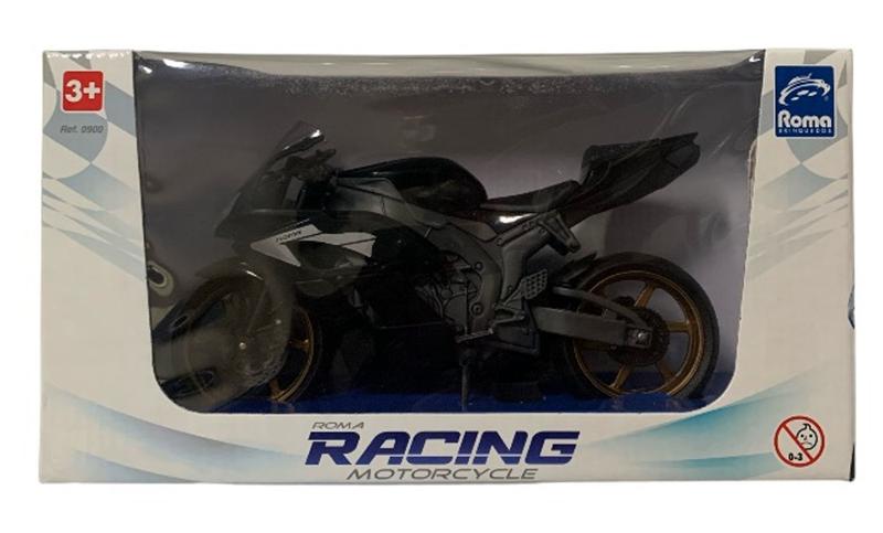 Imagem de Moto Racing Motorcycle Preta Roma Brinquedos Jensen 900