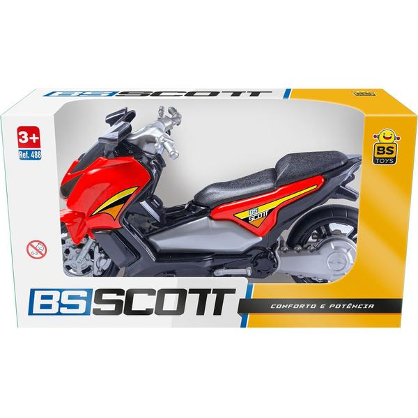 Moto Scooter De Brinquedo Colors 24cm - Bs Toys Imagem de Moto Scooter De Brinquedo Colors 24cm - Bs Toys
