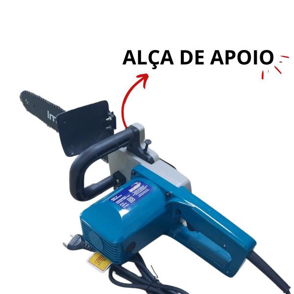 Imagem de Moto Serra Elétrica Portátil 2400W EletroSerra Sabre 16 Pol 6000 Rpm Importway Iwmse24