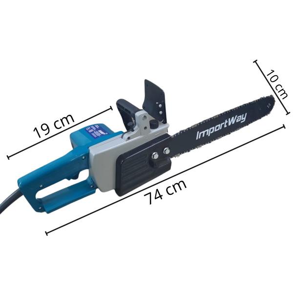 Imagem de Moto Serra Elétrica Portátil 2400W EletroSerra Sabre 16 Pol 6000 Rpm Importway Iwmse24