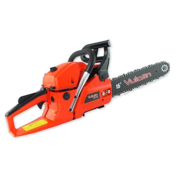 Imagem de Moto Serra Profissional Vulcan VSL450 2T 45CC 2,30CV Com Sabre de 16 Polegadas + Óleo Castrol Stihl