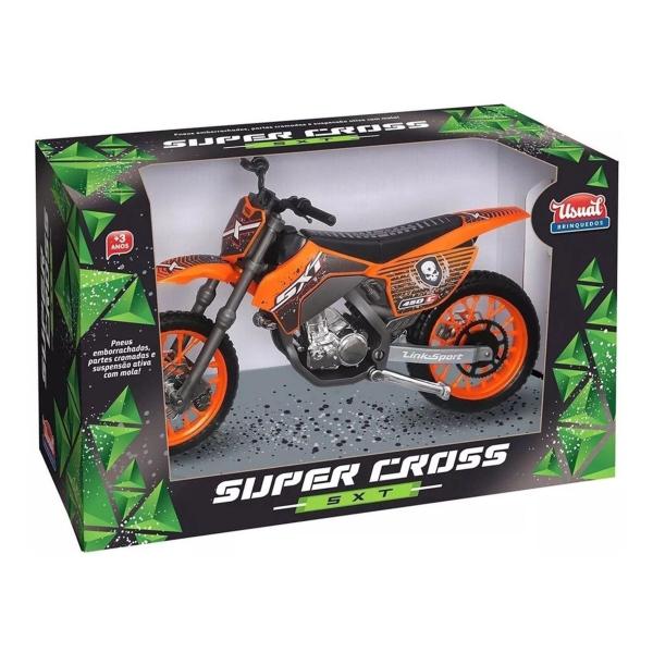 Imagem de Moto Super Cross SXT Trilha 28cm Sortida - Usual Brinquedos