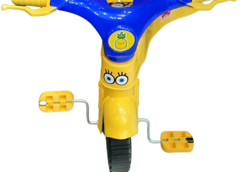 Imagem de Motoca Triciclo Infantil com Empurrador Praia e Campo Bob Mar - Xplast