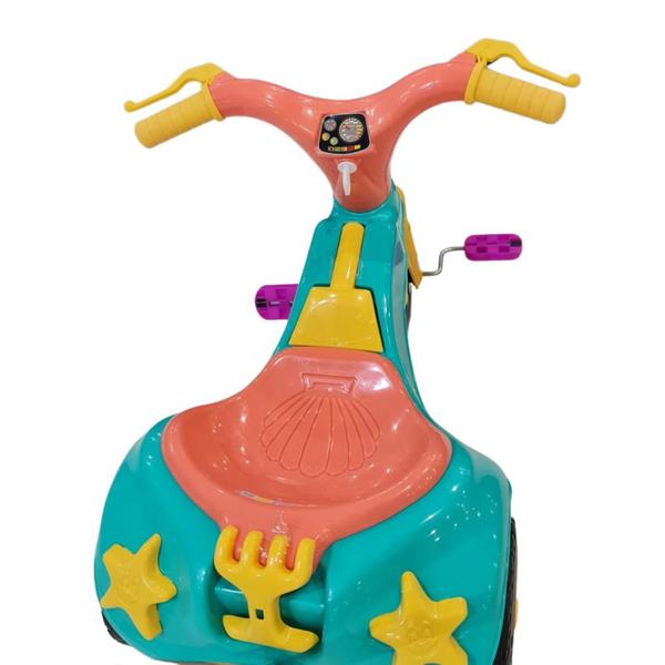 Imagem de Motoca Triciclo Infantil Com Empurrador Praia E Campo Summer - Xplast