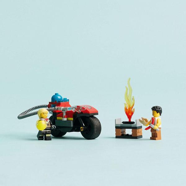 Imagem de Motocicleta Dos Bombeiros Lego City