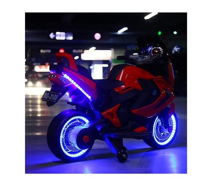 Imagem de Motocicleta Elétrica Vermelho Rodas De Apoio 12V- Shiny Toys