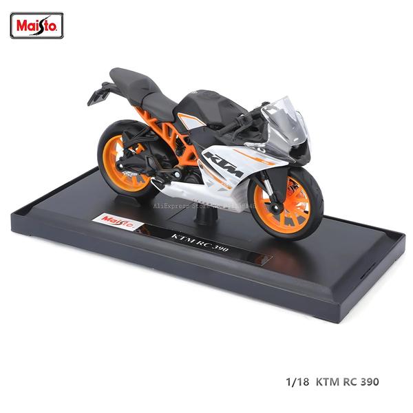 Imagem de Motocicleta em Escala 1:18 - Yamaha MT-07, KTM RC 390, YZF-R1, V4 S e Road Star