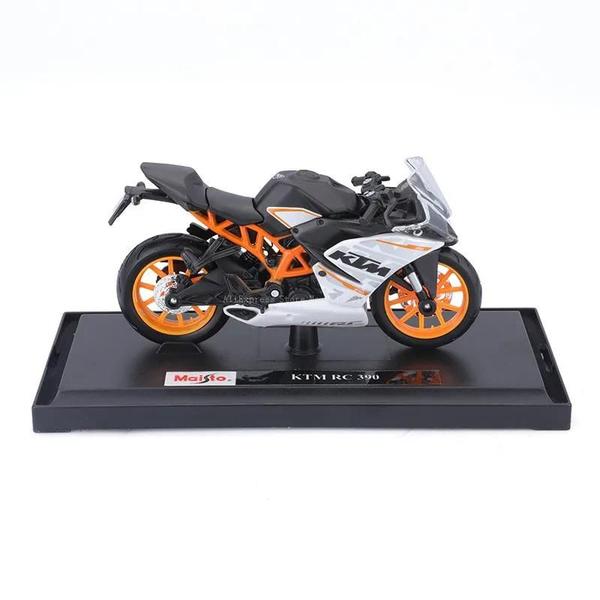 Imagem de Motocicleta em Escala 1:18 - Yamaha MT-07, KTM RC 390, YZF-R1, V4 S e Road Star