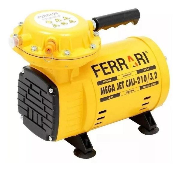 Imagem de Motocompressor Ar Direto 40Lbf C/Kit Ferrari Mega Jet Cmj-21