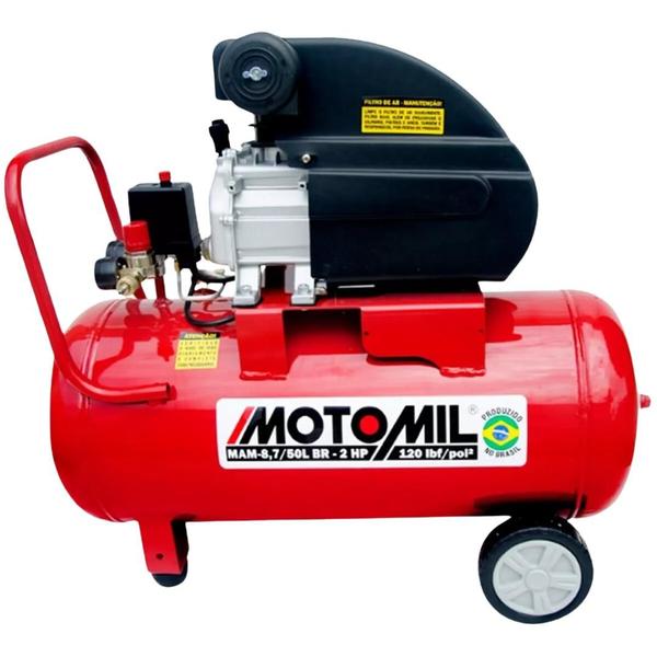 Imagem de Motocompressor ar mam-8.7/50br -motoc. 120lbs 2hp 220v nac 2.0cv / 220v