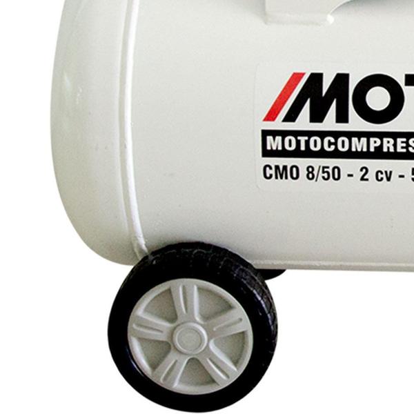 Imagem de Motocompressor de Ar Isento de Óleo 8 Pés3/min 2,0HP 50 L