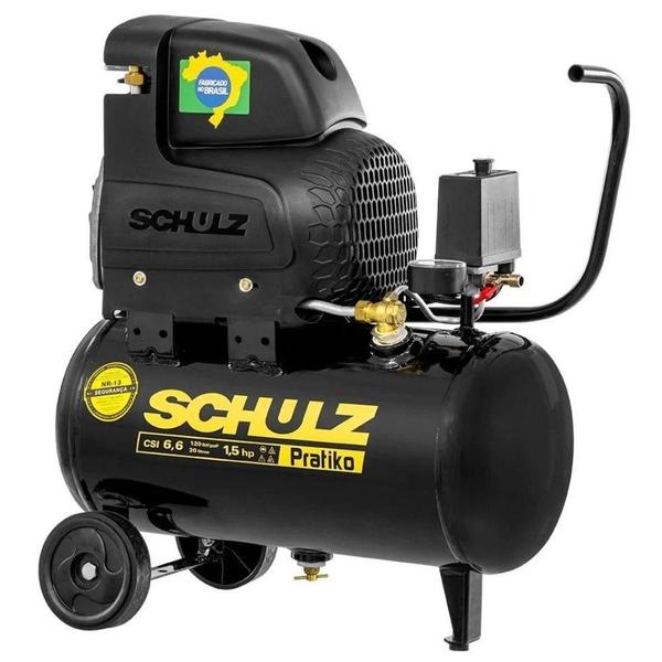 Imagem de Motocompressor De Ar Portátil Monofásicos Csi 6,6 20L Schulz