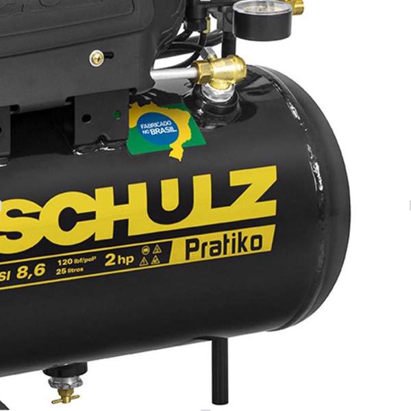 Imagem de Motocompressor Pratiko CSI 8,6/25L 2HP 220v Schulz