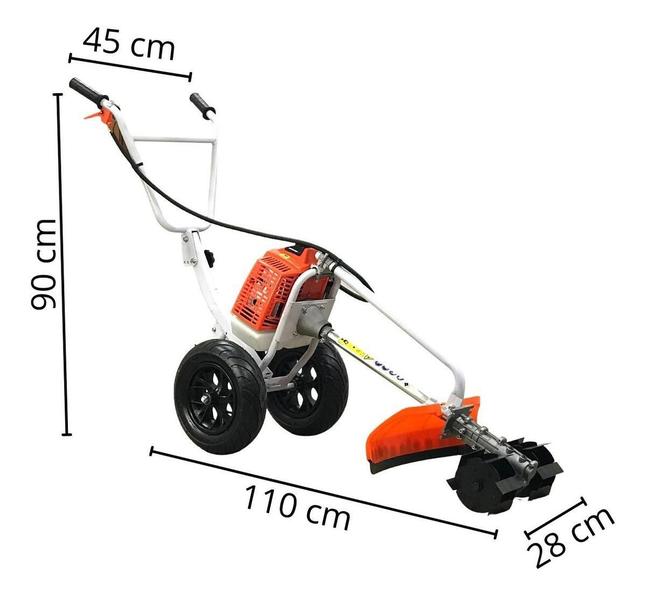 Imagem de Motocultivador A Gasolina 63Cc Potente Iwmcg2T63