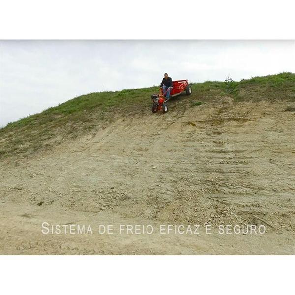 Imagem de Motocultivador Husqvarna Diesel TF545DE Carreta Tracionada