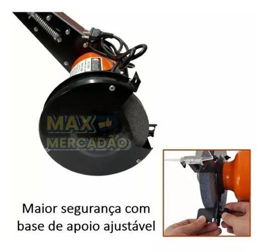 Imagem de Motoesmeril Com Lixadeira De Cinta 6'' 250W - Bivolt Top