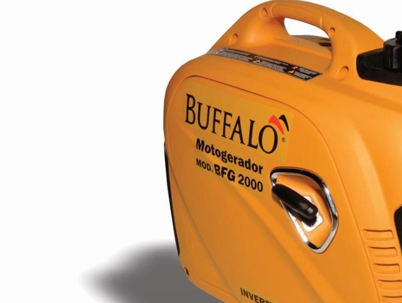 Imagem de Motogerador Gasolina Buffalo Inverter 3CV Monofásico 220V Partida Manual 60339