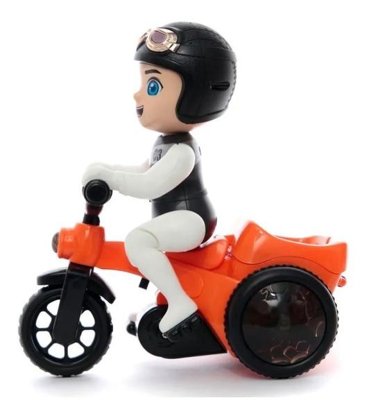 Imagem de Motoqueiro Brinquedo Moto Bate Volta.