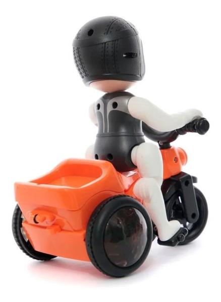 Imagem de Motoqueiro Brinquedo Moto Bate Volta.