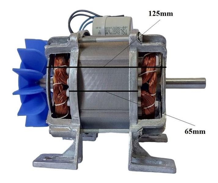 Imagem de Motor 1/3cv Elétrico Robusto Multiuso 1/3hp Brutus 127v