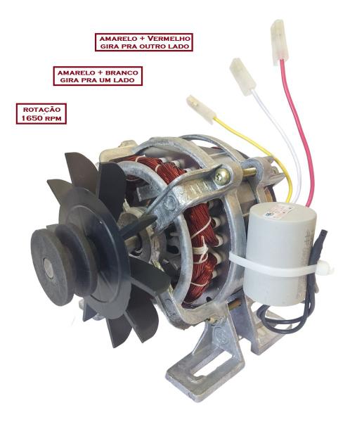 Imagem de Motor 1/4cv Multiuso Multifuncional Gira Pros 2 Lados 220v