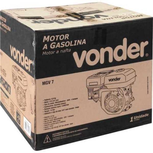 Imagem de Motor à Gasolina 5,9 HP 4T Partida Manual Vonder