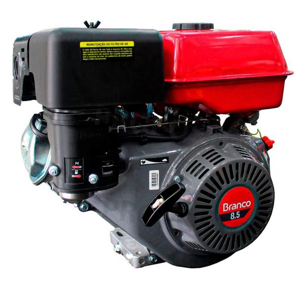 Imagem de Motor a Gasolina 8,5 cv Eixo Horizontal Branco B4T-8.5H