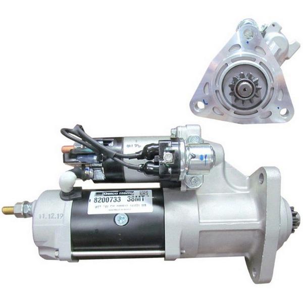Motor Arranque Partida Scania 24 Volts 11 Dentes - Delco Remy - 8200733 Imagem de Motor Arranque Partida Scania 24 Volts 11 Dentes - Delco Remy - 8200733