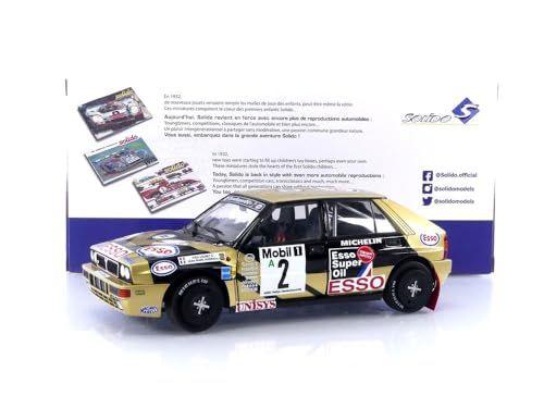 Imagem de Motor City Classics Lancia Delta HF Integrale Preto Rally 1989 1:18